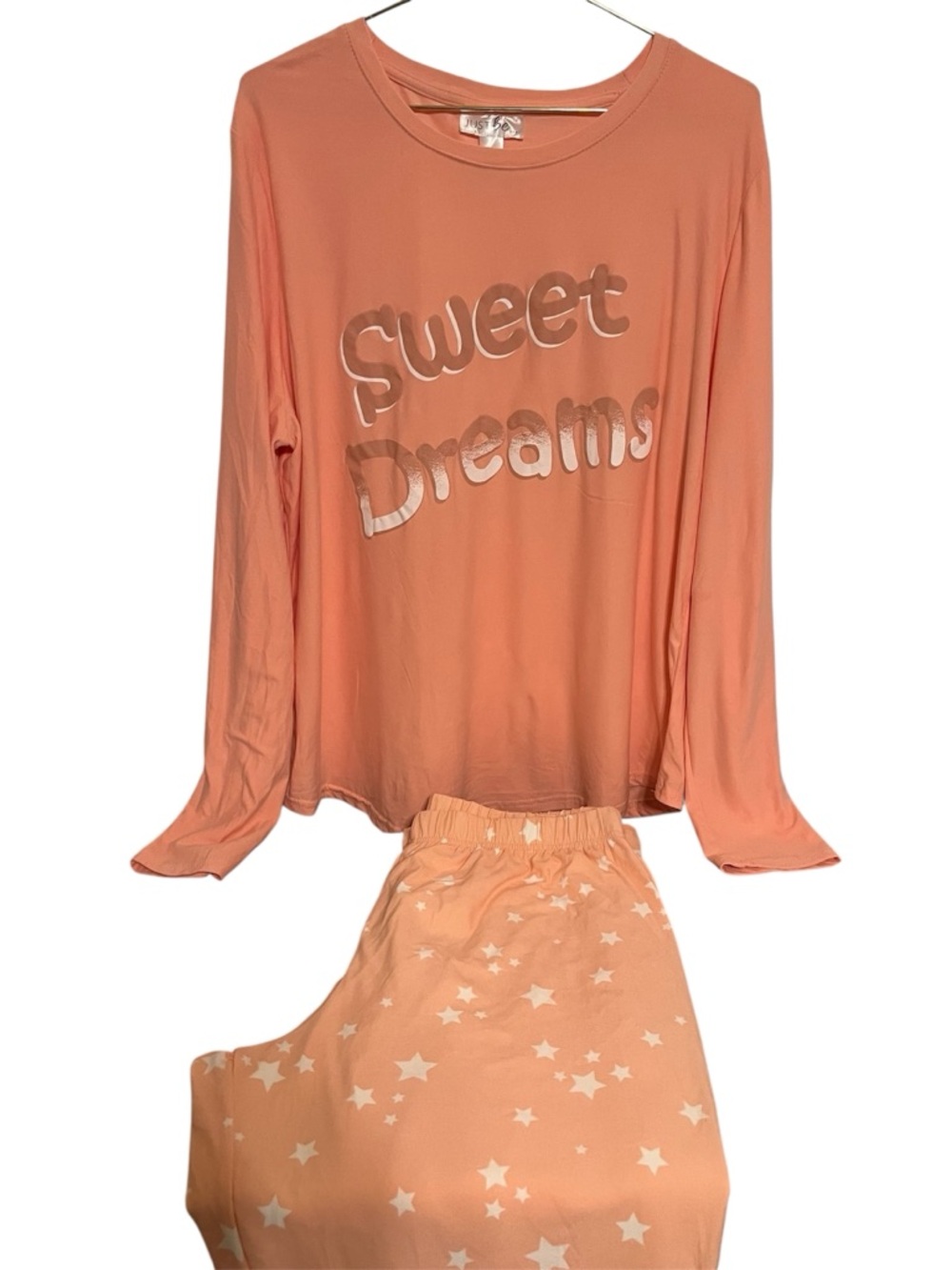 just be Peach Pajama Set